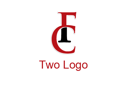 letter F and letter C joined together