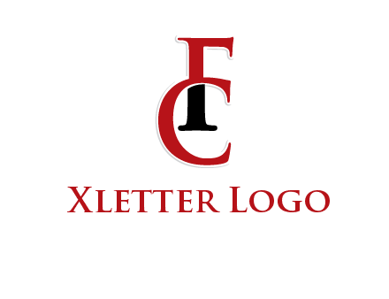 letter F and letter C joined together