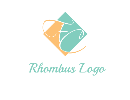 Letters FC are in a rhombus shape logo