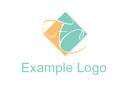 Letters FC are in a rhombus shape logo