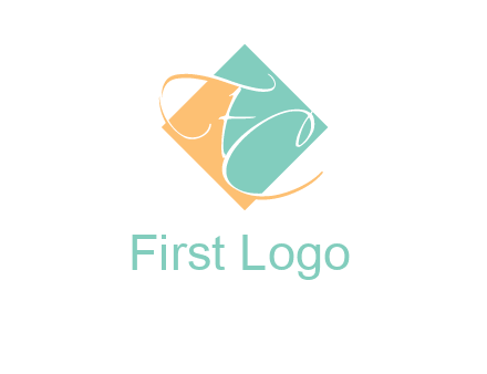 Letters FC are in a rhombus shape logo