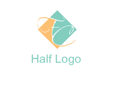 Letters FC are in a rhombus shape logo