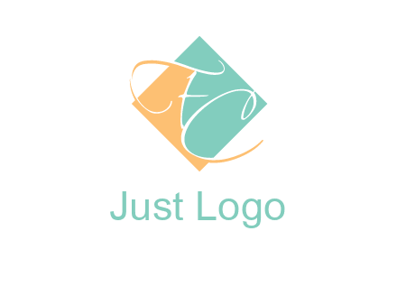 Letters FC are in a rhombus shape logo