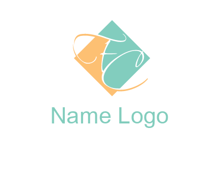 Letters FC are in a rhombus shape logo