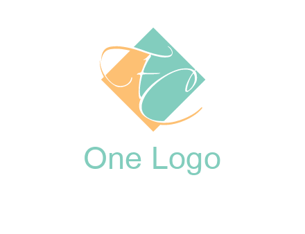 Letters FC are in a rhombus shape logo
