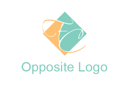 Letters FC are in a rhombus shape logo