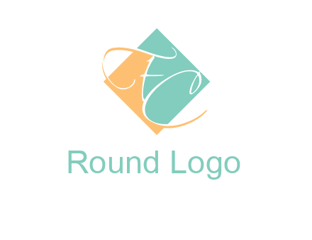 Letters FC are in a rhombus shape logo
