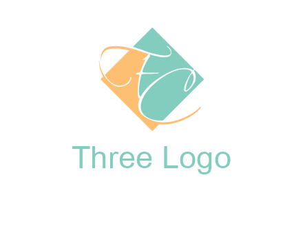 Letters FC are in a rhombus shape logo