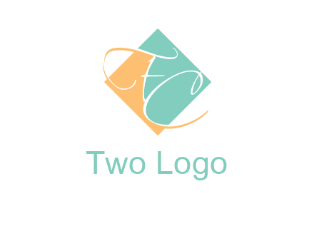 Letters FC are in a rhombus shape logo