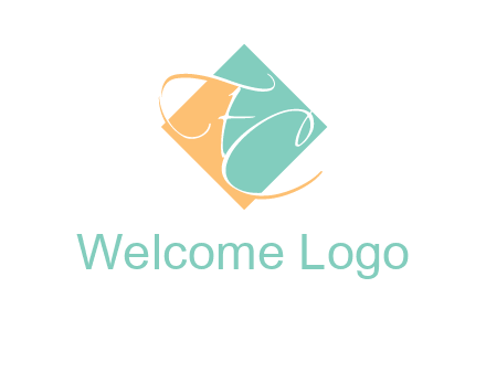 Letters FC are in a rhombus shape logo