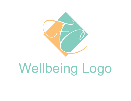 Letters FC are in a rhombus shape logo