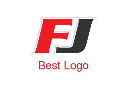 letter F and letter J together