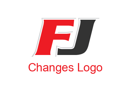 letter F and letter J together