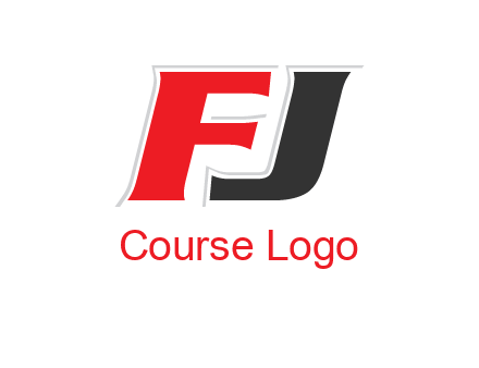 letter F and letter J together