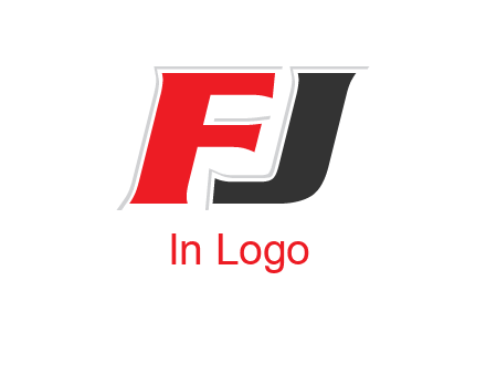 letter F and letter J together