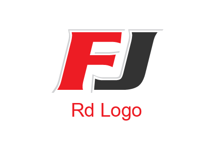 letter F and letter J together