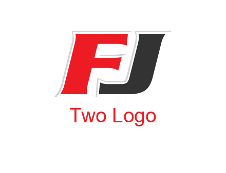 letter F and letter J together