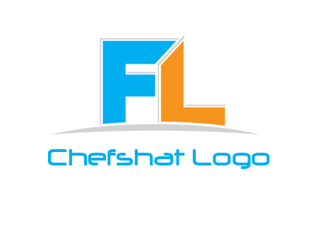 swoosh with letter FL 