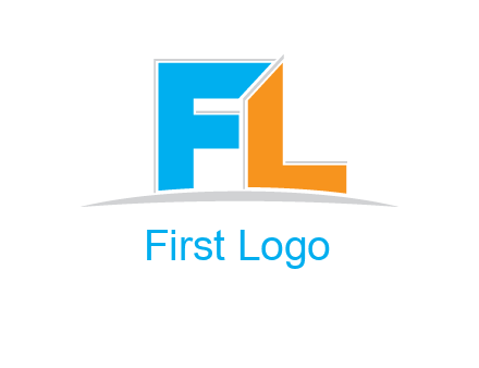 swoosh with letter FL 