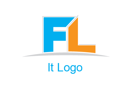 swoosh with letter FL 
