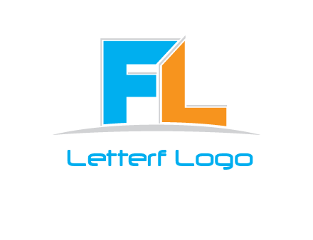 swoosh with letter FL 