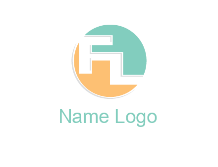 Letters FL are in a circle icon