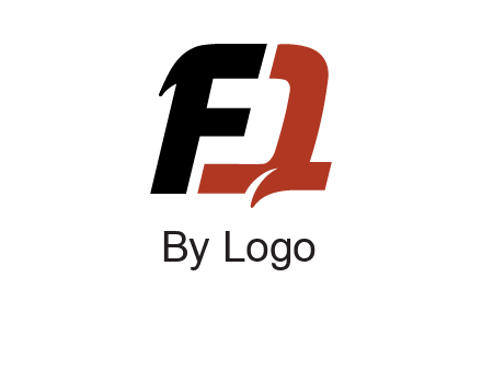 letter F forming letter Q