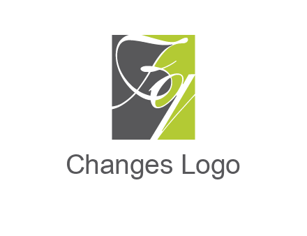 Letters Fq are in a square shape logo