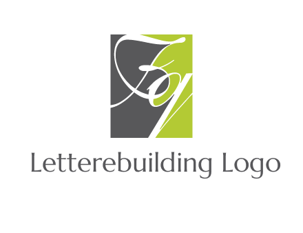 Letters Fq are in a square shape logo