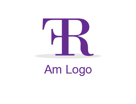 letter F attached to letter R