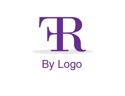 letter F attached to letter R