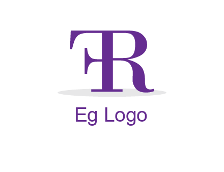 letter F attached to letter R