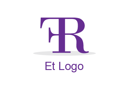 letter F attached to letter R