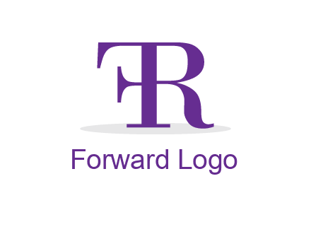 letter F attached to letter R