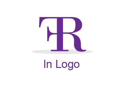 letter F attached to letter R