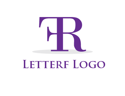 letter F attached to letter R
