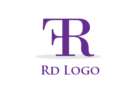letter F attached to letter R