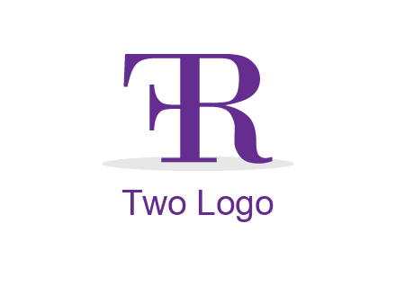 letter F attached to letter R