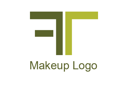 letter T forming letter F