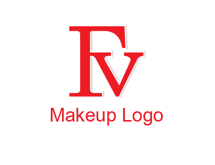letter V joined with letter F
