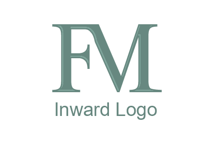 letter M forming letter F