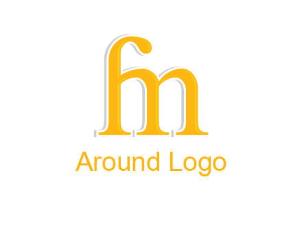 letter F joined with letter M