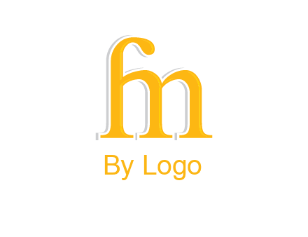 letter F joined with letter M