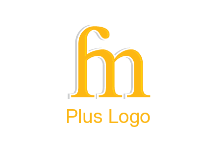 letter F joined with letter M