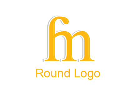letter F joined with letter M