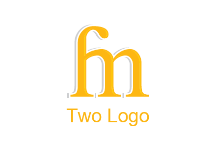 letter F joined with letter M