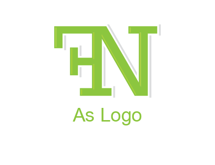 letter F joined to letter N