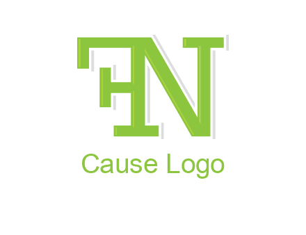 letter F joined to letter N