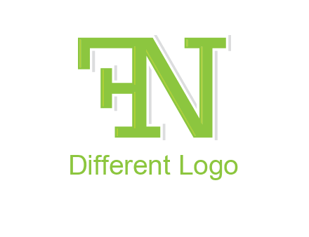 letter F joined to letter N