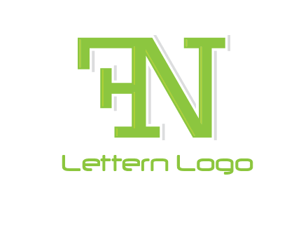 letter F joined to letter N